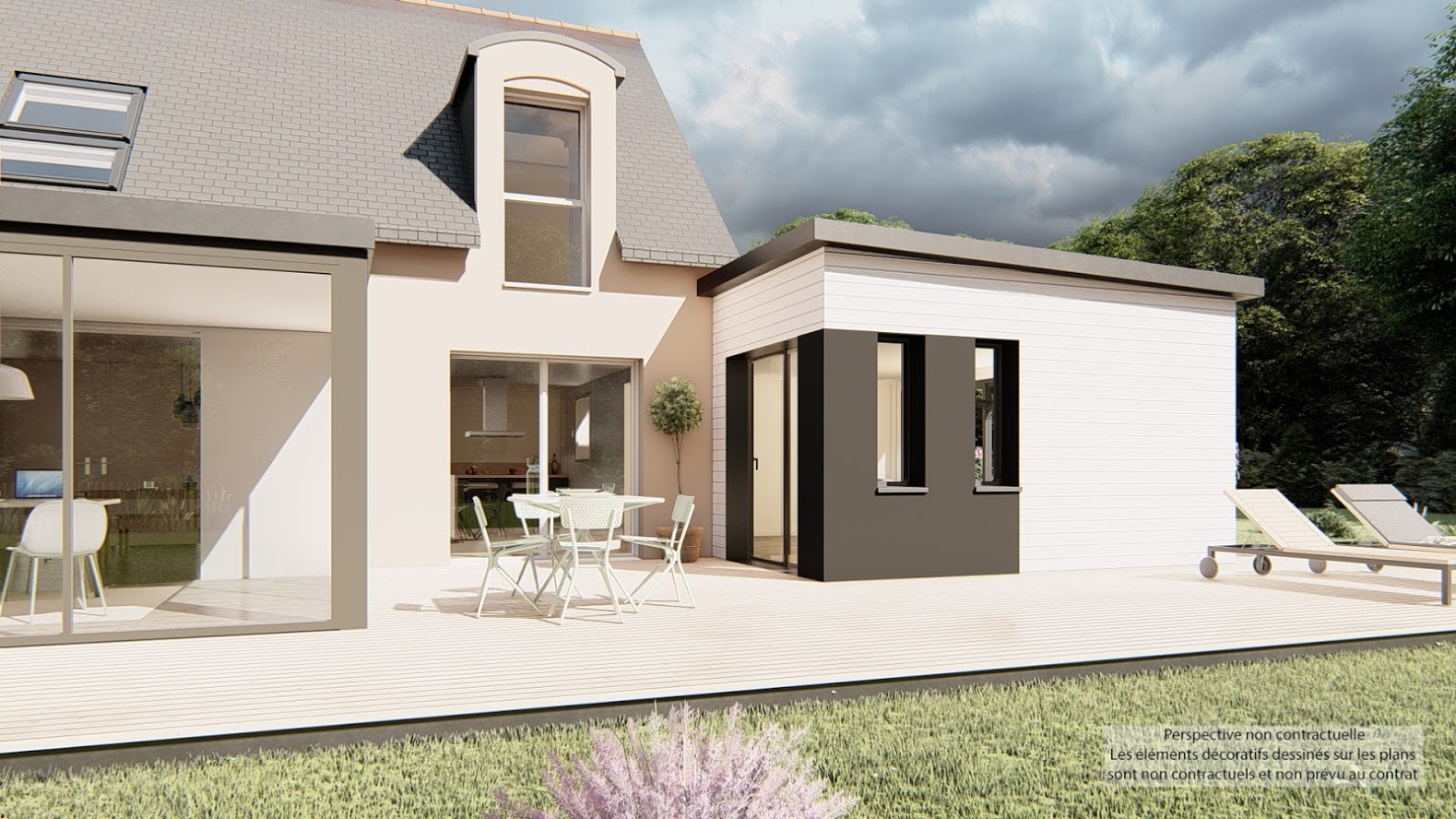 Extension salon bois extension maison pour le salon Extenbois