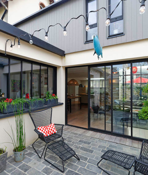 Extension maison en U