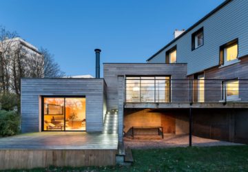 Extension maison proche de Hennebont (56) : agrandissement en bois
