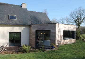 Extension maison à Crévin (35) : Une nouvelle cuisine plus spacieuse