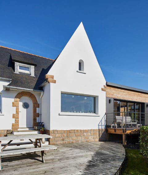 Extension maison néo Bretonne