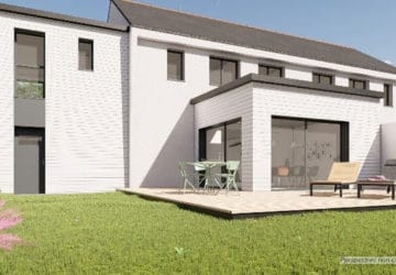 Extension bois garage, bureau et salon