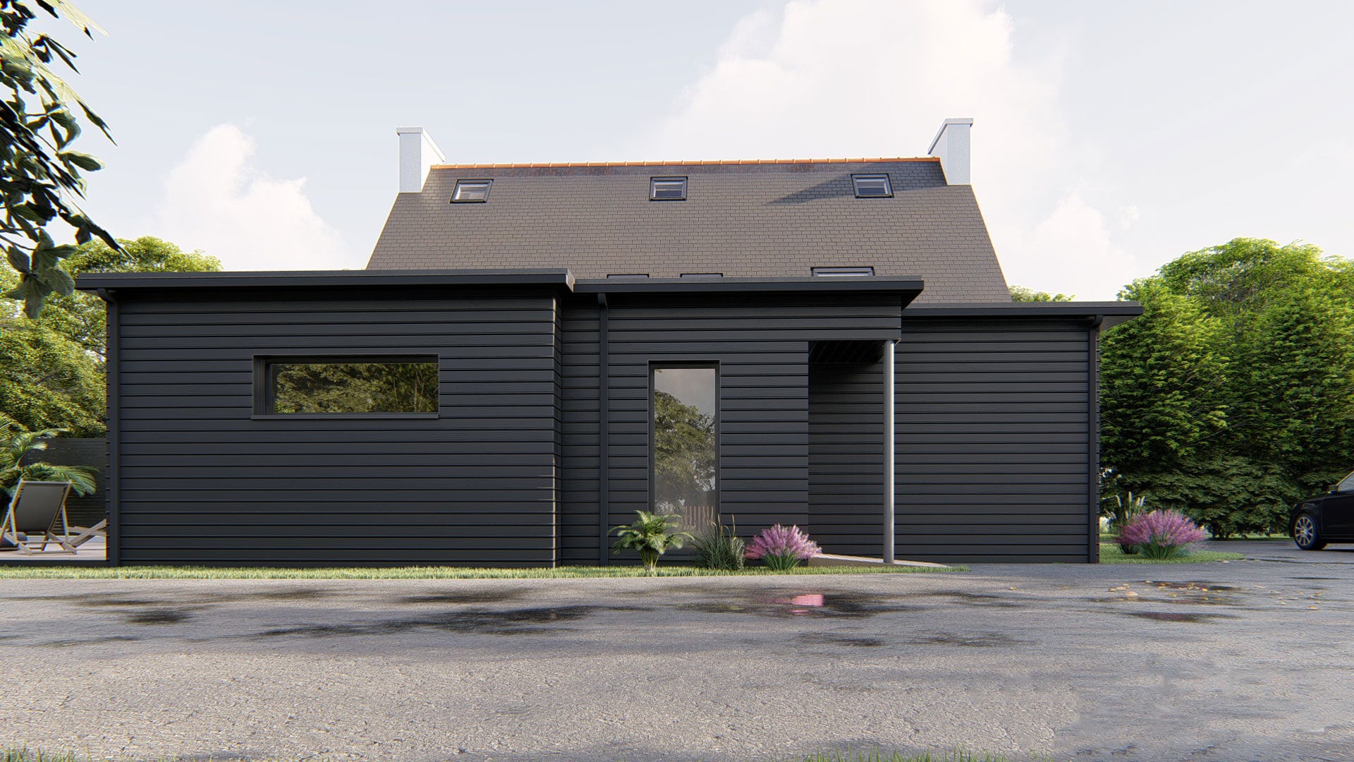 Extension de maison aux normes « PMR » à Saint-Evarzec (29)