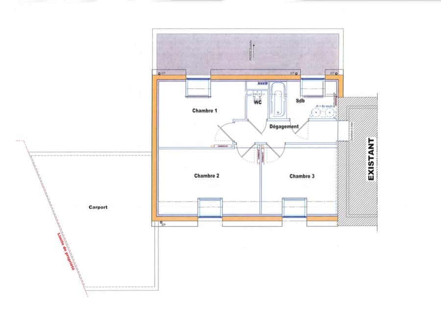 plan-étage-maison-bretonne-extenbois