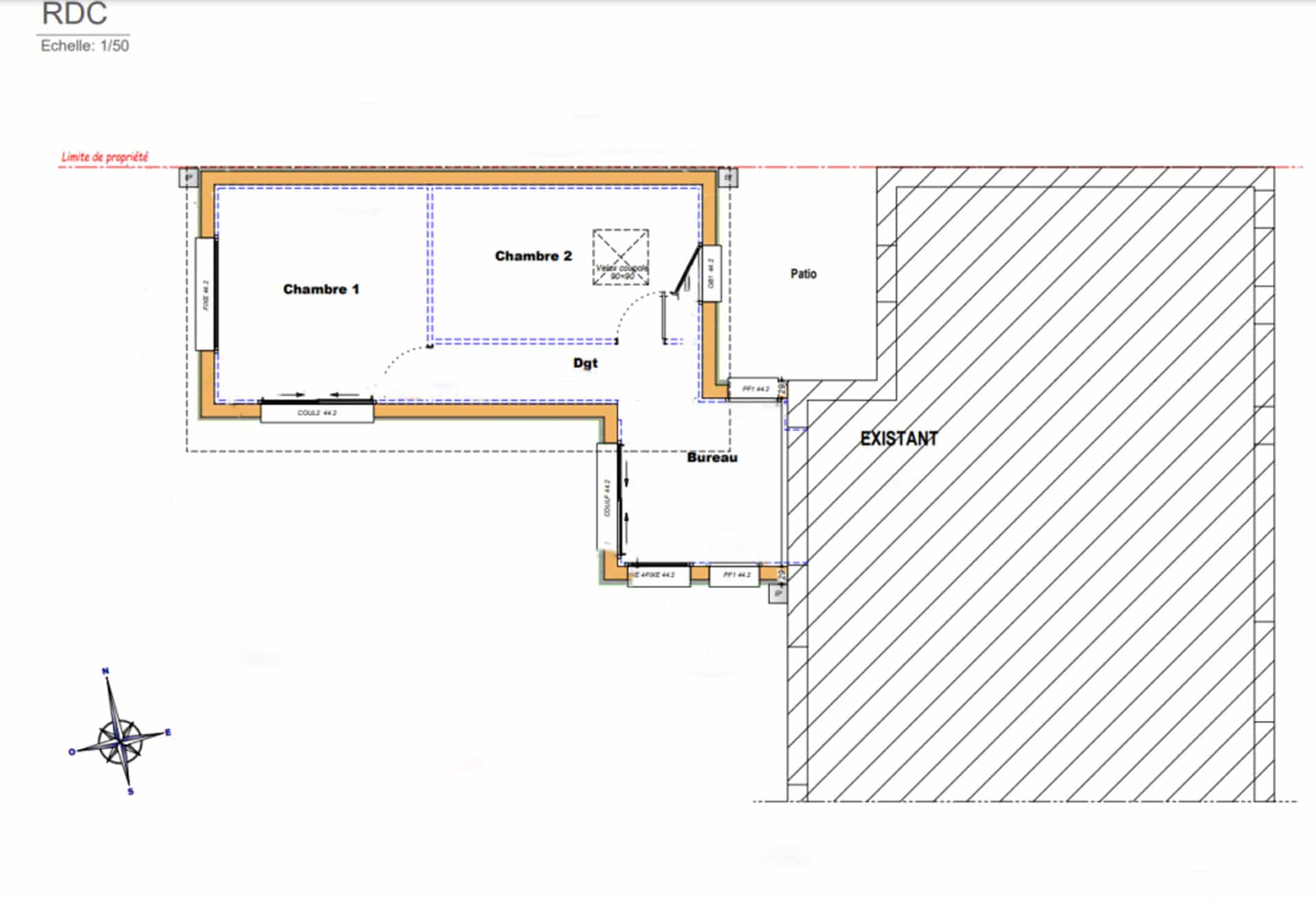 plan-extension-maison-extenbois-rennes