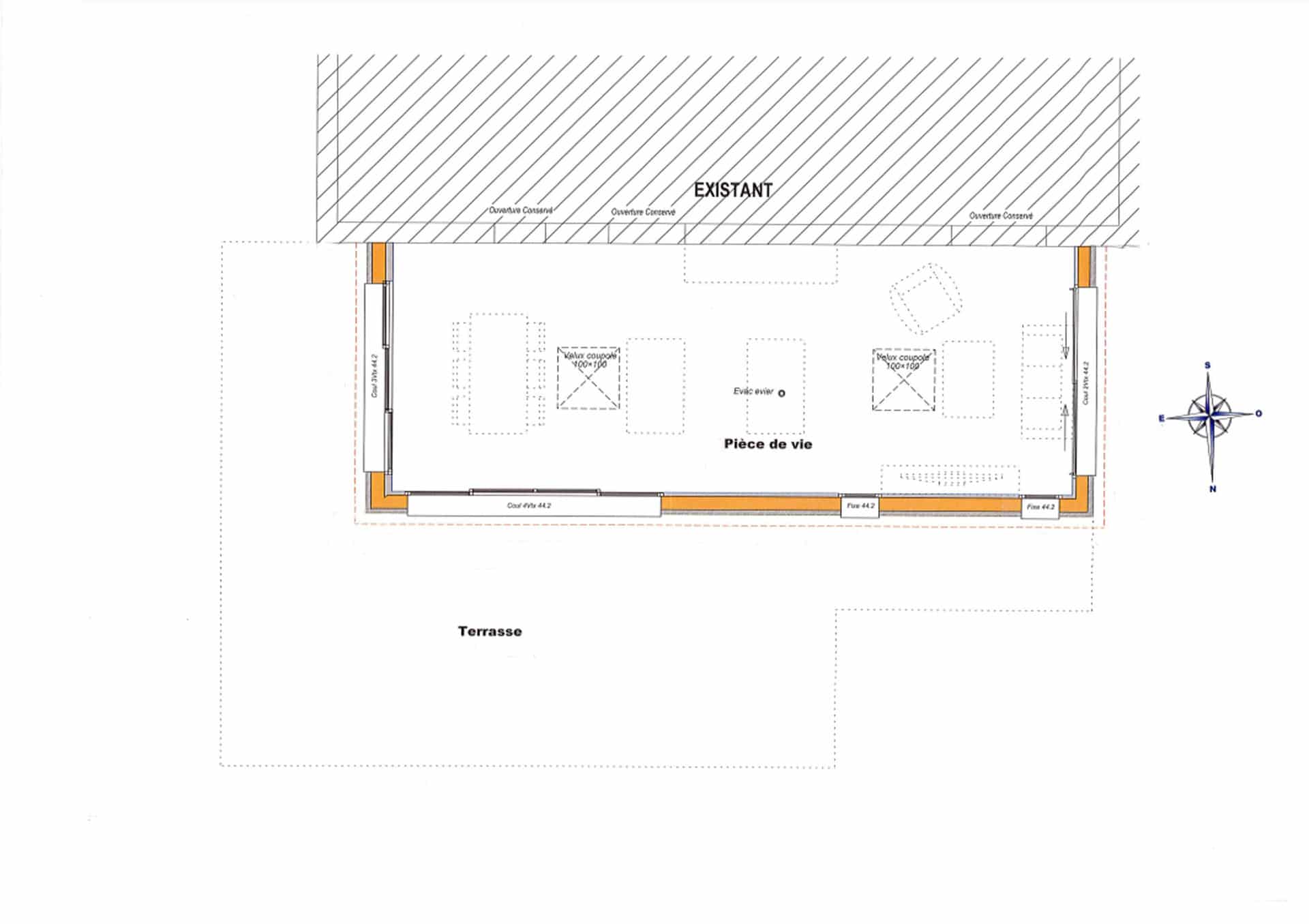 plan-extension-pièce-de-vie