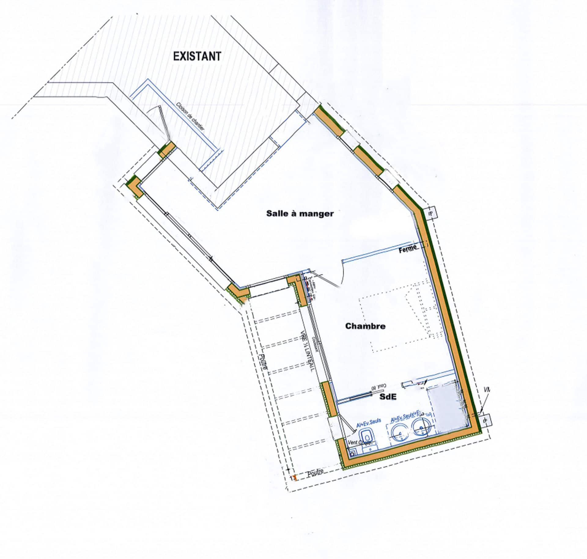 plan-extension-sarzeau-extenbois-morbihan