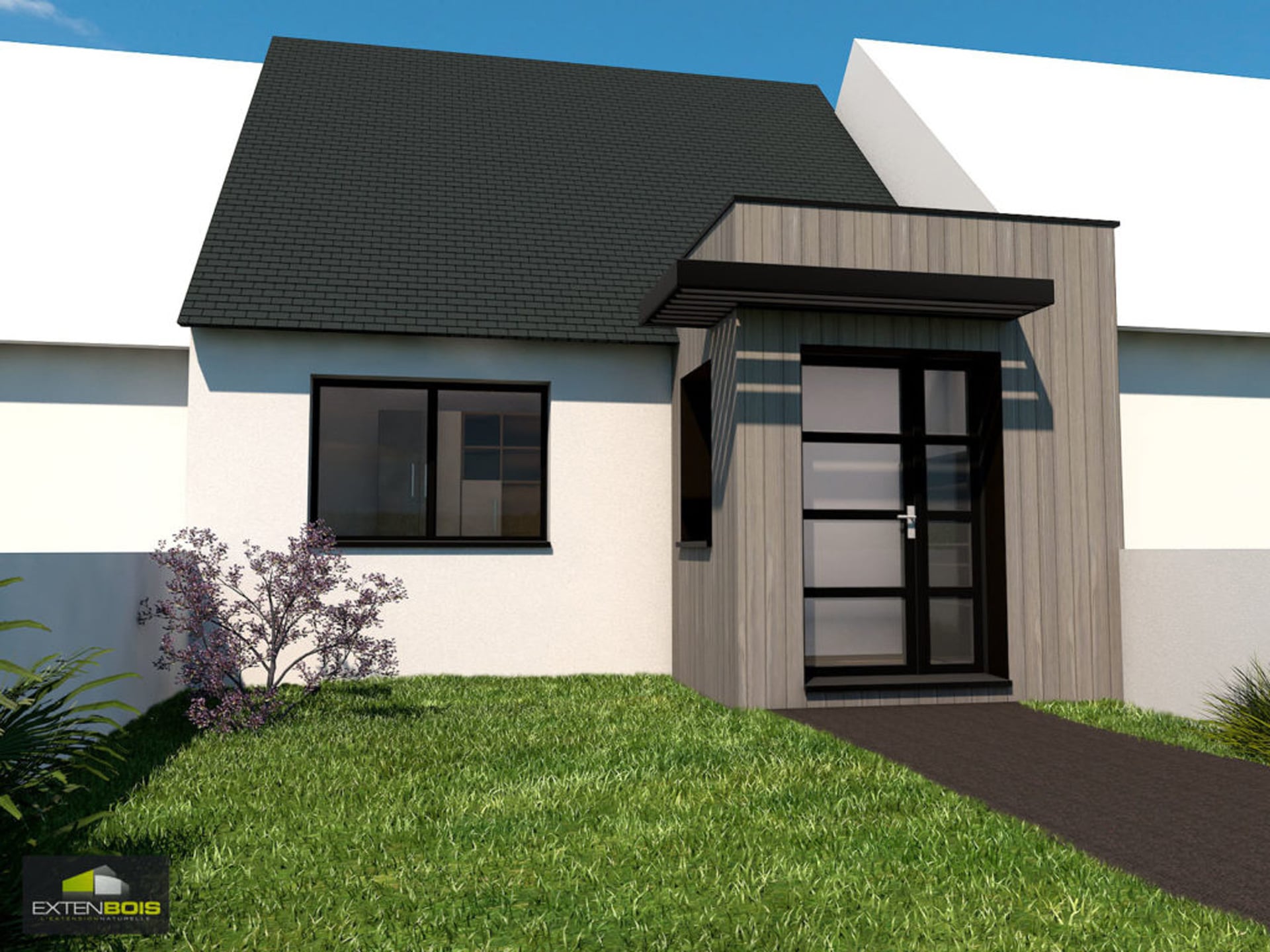 Extension bois à Fouesnant (29) : agrandir une maison secondaire
