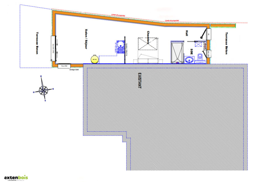 plan-rdc-extension-dépendance-extenbois