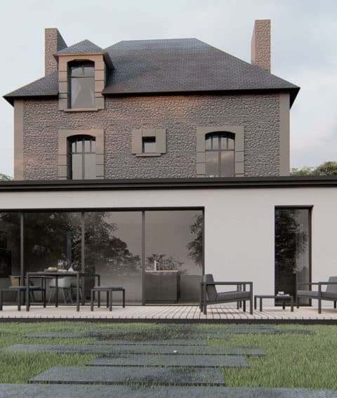 Extension de maison bourgeoise