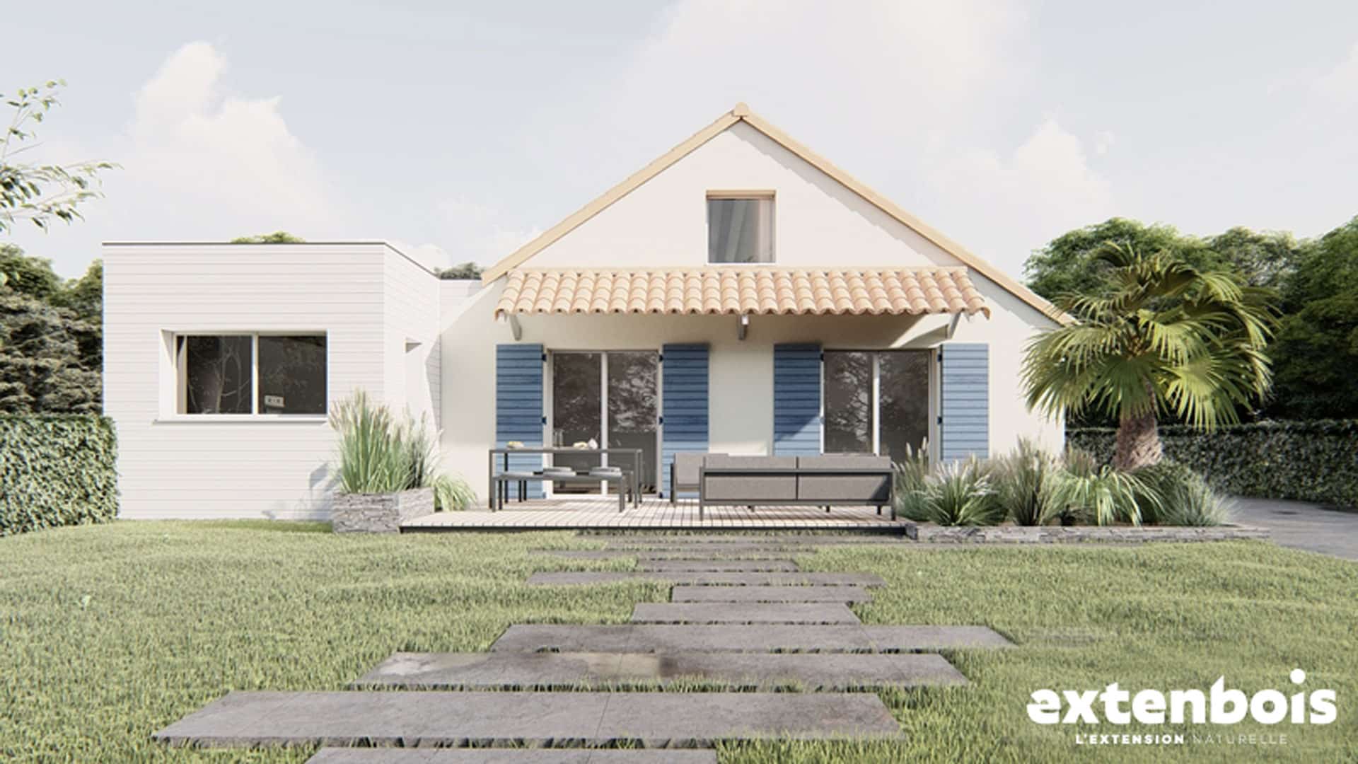 Projet d’extension de maison provençale à Saint-Brevin-les-Pins (44)