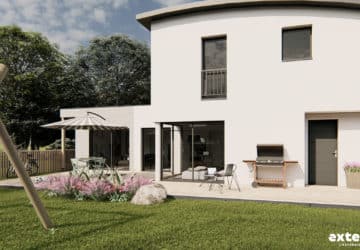 Projet d’extension de maison moderne à Plouguerneau (29)