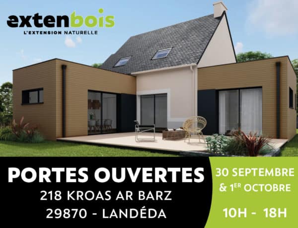 Portes Ouvertes Extenbois à Landéda le 30/09 et 1/09 !