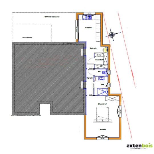 plan-extension-maison-extenbois