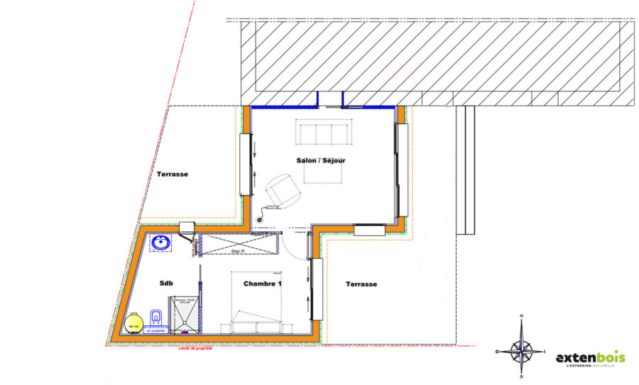 plan-extension-néobretonne-extenbois-rennes