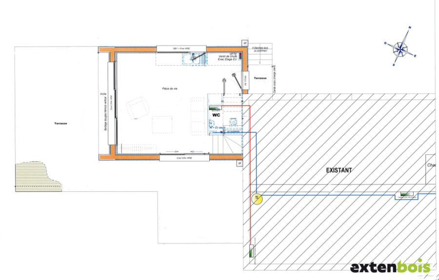 plan-rdc-extension-cathédrale-extenbois