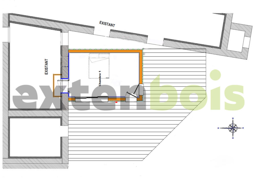 plan-extension-chambre-extenbois-auray