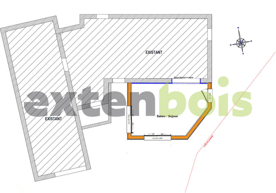 plan-extension-salon-enduit-extenbois