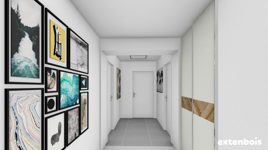 couloir-extension-cabinet-medical-extenbois