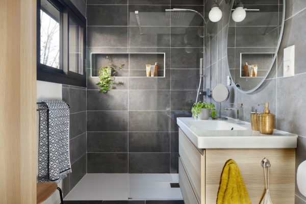 Extension salle de bain en ossature bois : les tendances