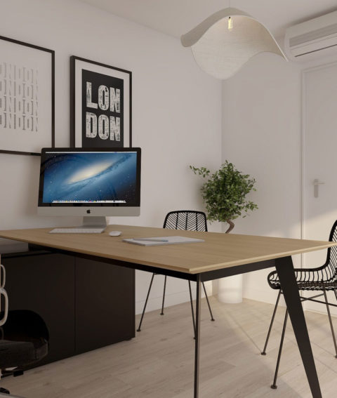 Bureau de jardin habitable