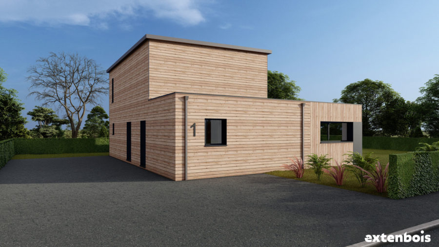 maison-bardage-extension-maison-extenbois