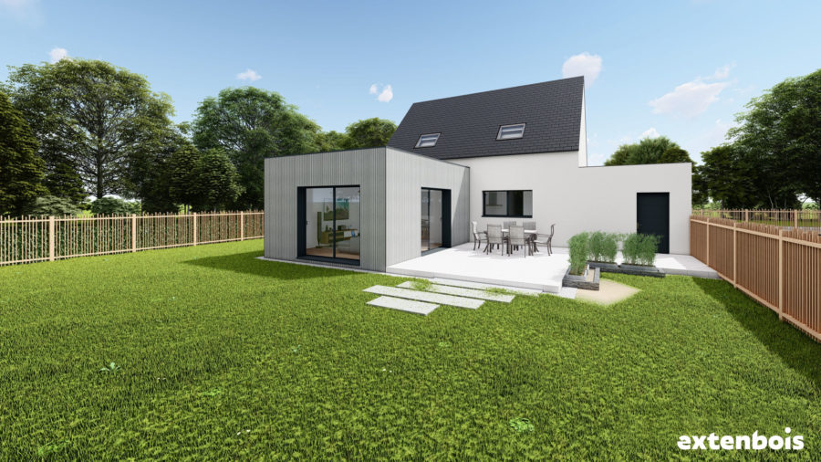 plan-extension-salon-bardage-gris