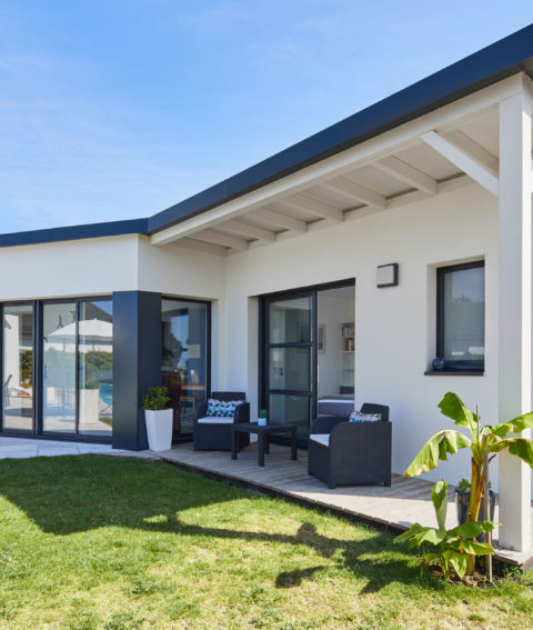 Extension maison rectangulaire