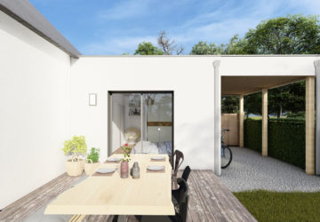 Extension maison avant après