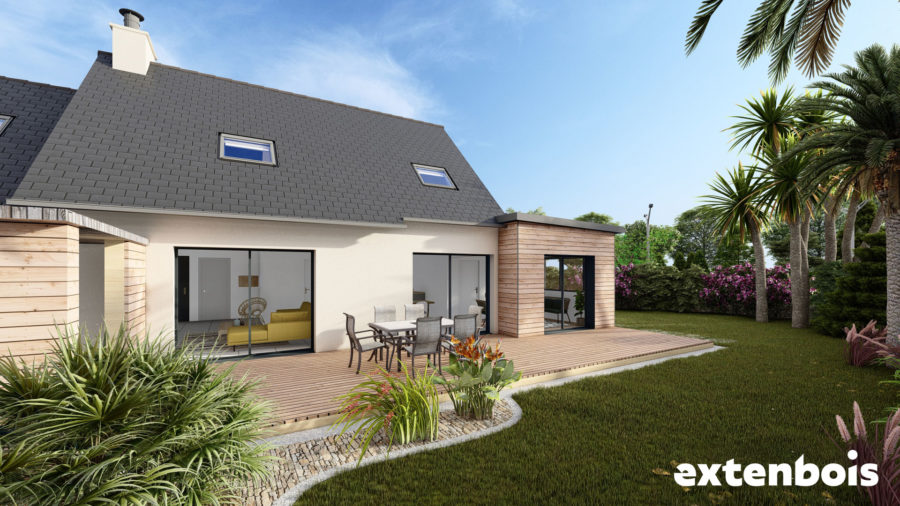 plan-extension-maison-salon-salledouche