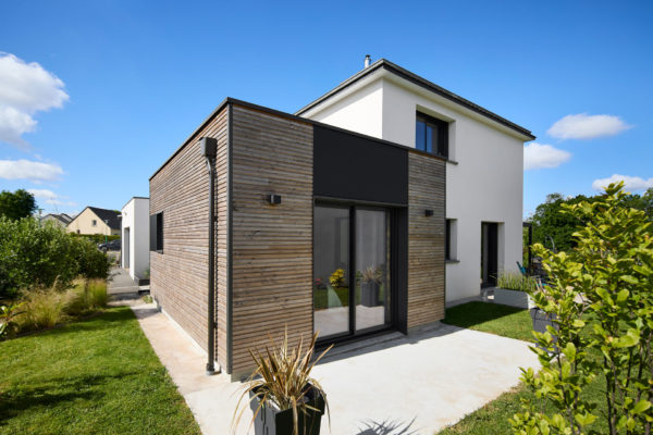 Grisaillement extension maison bois